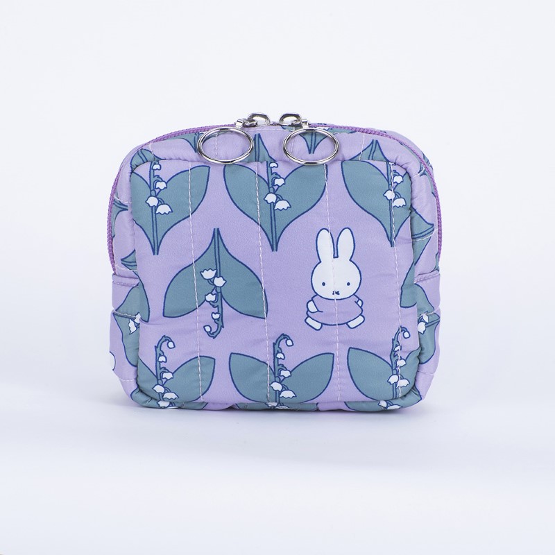 miffy DB/キルティングスクエアポーチ LILY